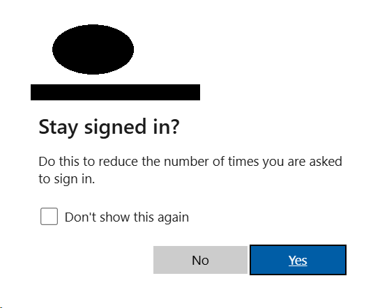 Entra ID - Stay signed in?