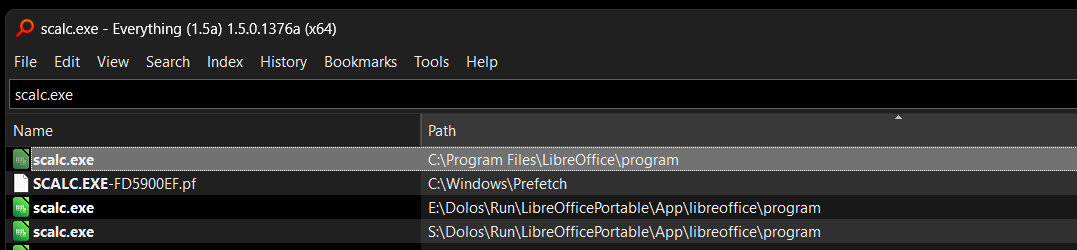 Searching for a program with Everything