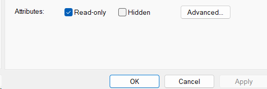 Read-only