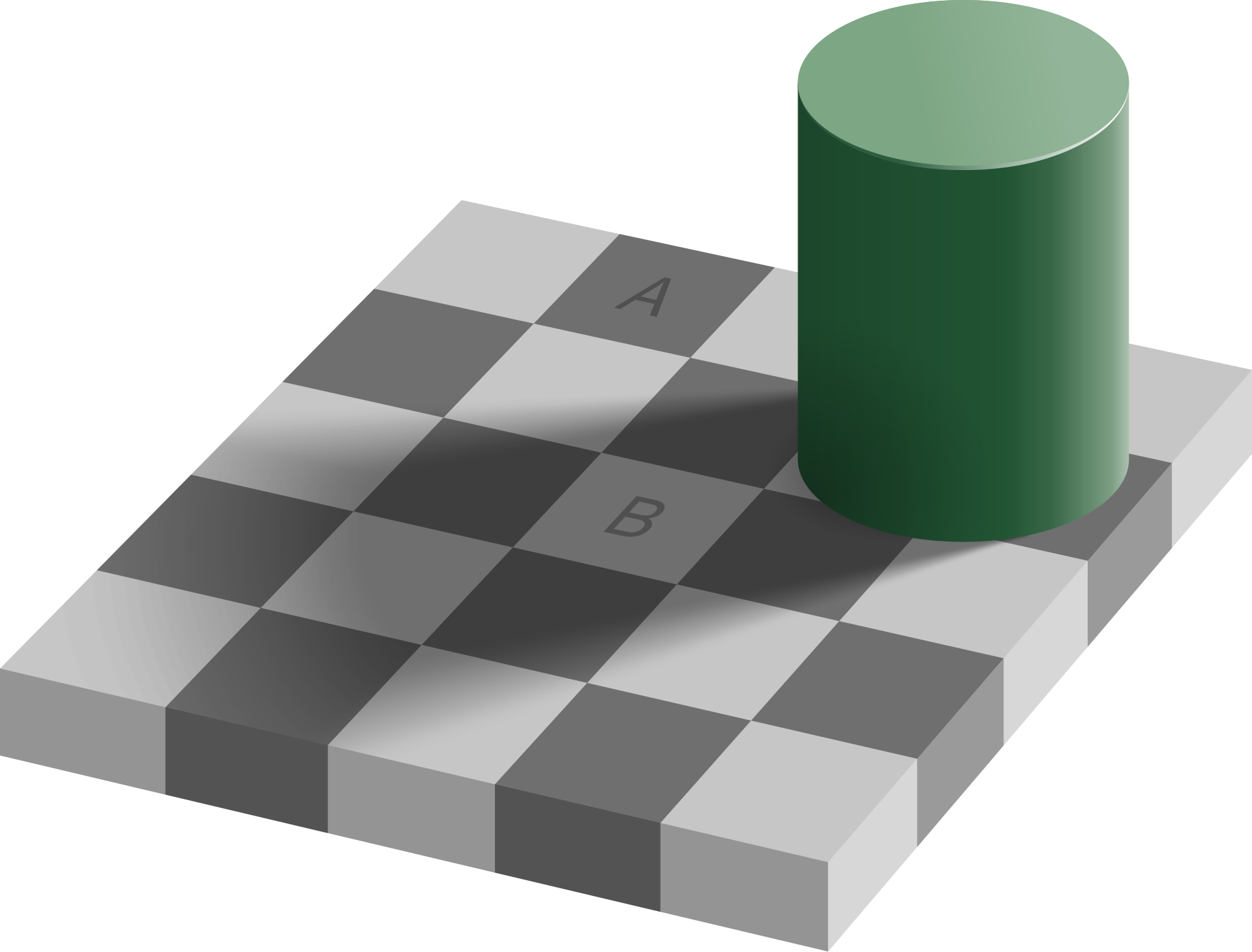 Adelson's Checker Shadow Illusion