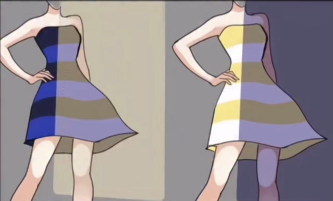 The Dress — what colors do you see?