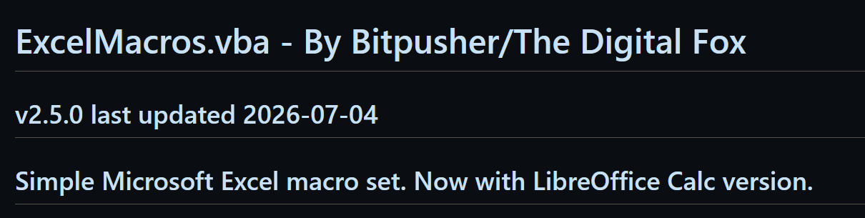 Log processing macro repo